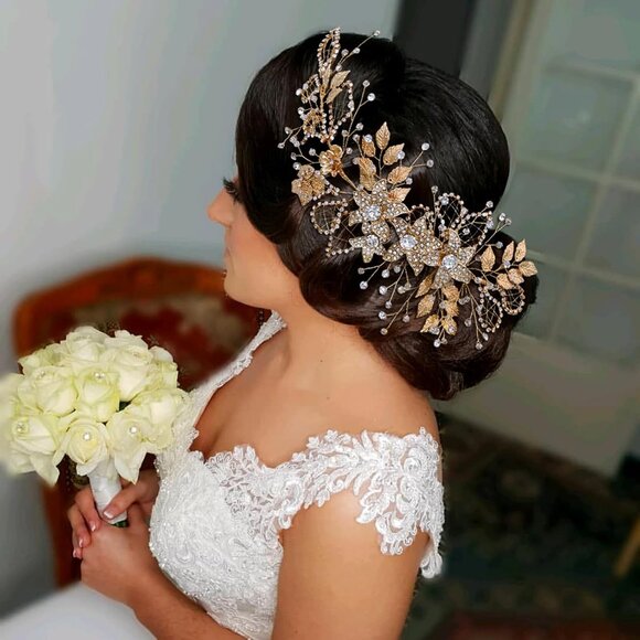 Luxury Bridal Wedding Headpiece main image 5